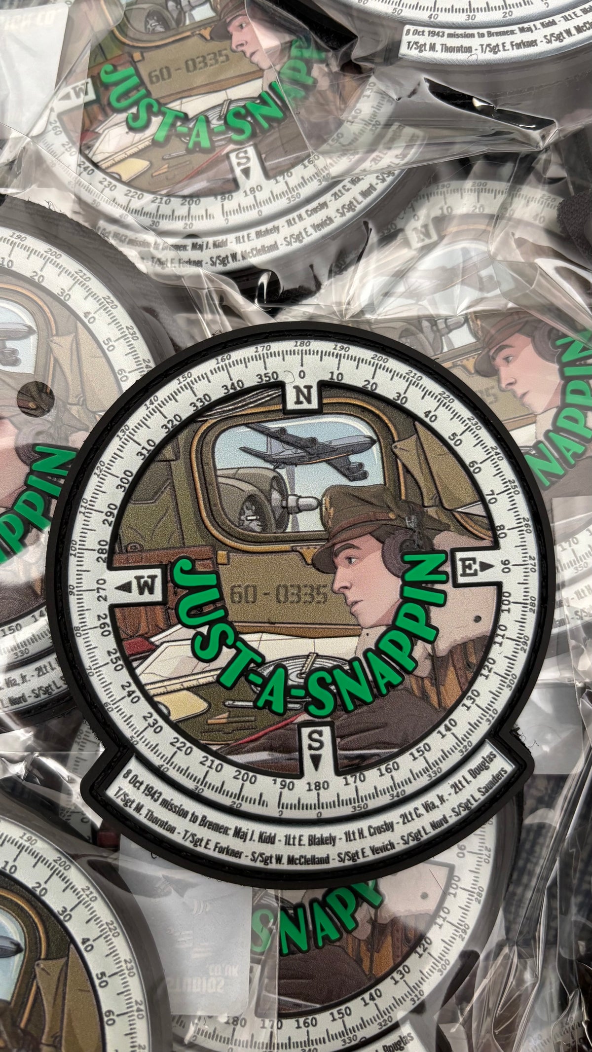 351 ARS Nose Art Patch ‘Just-A-Snappin’