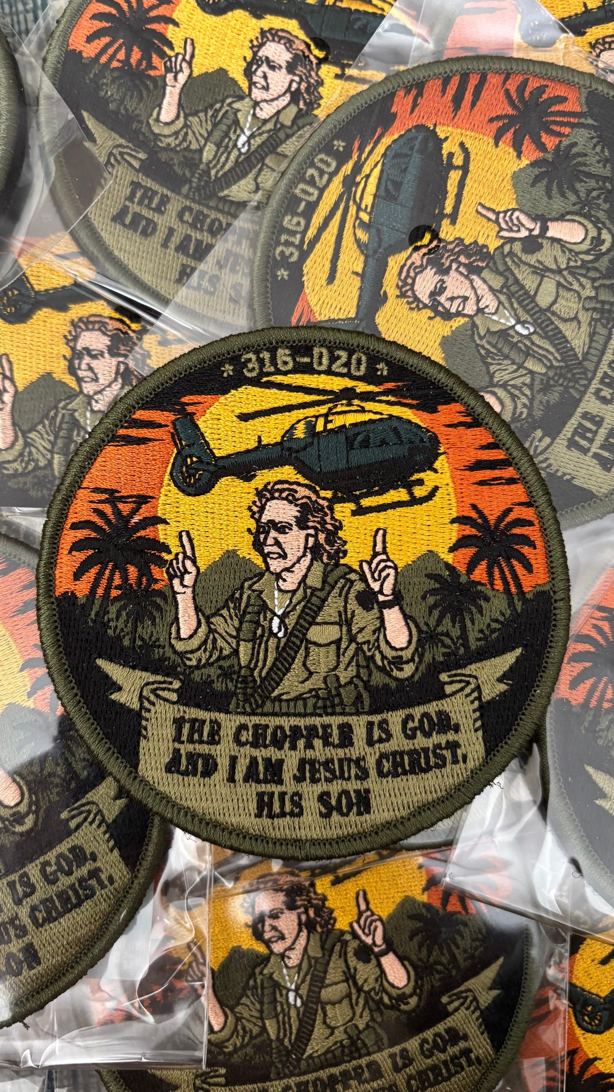 EC135 Course 316-020 The Chopper Is God Patch
