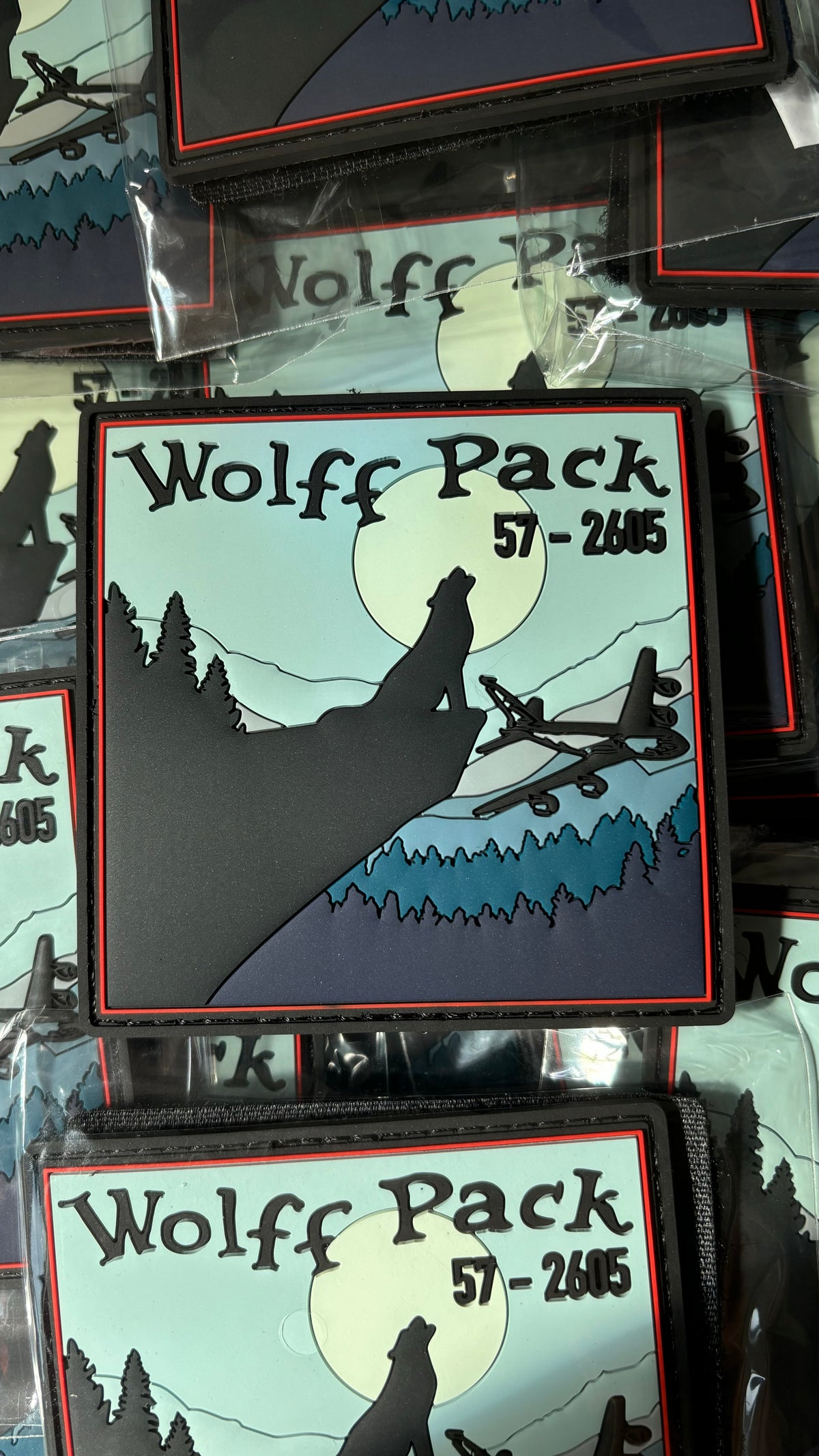 351 ARS Nose Art Patch ‘Wolff Pack’