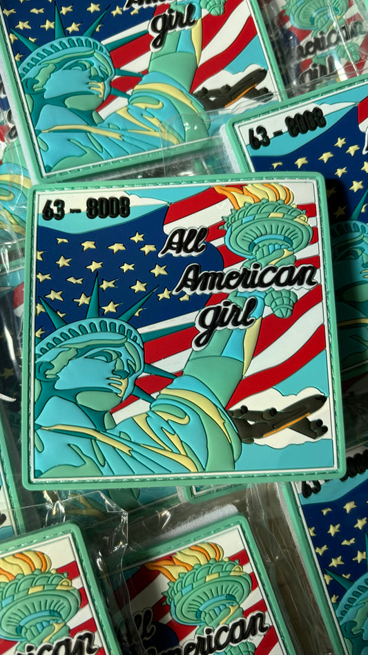 351 ARS Nose Art Patch ‘All American Girl’