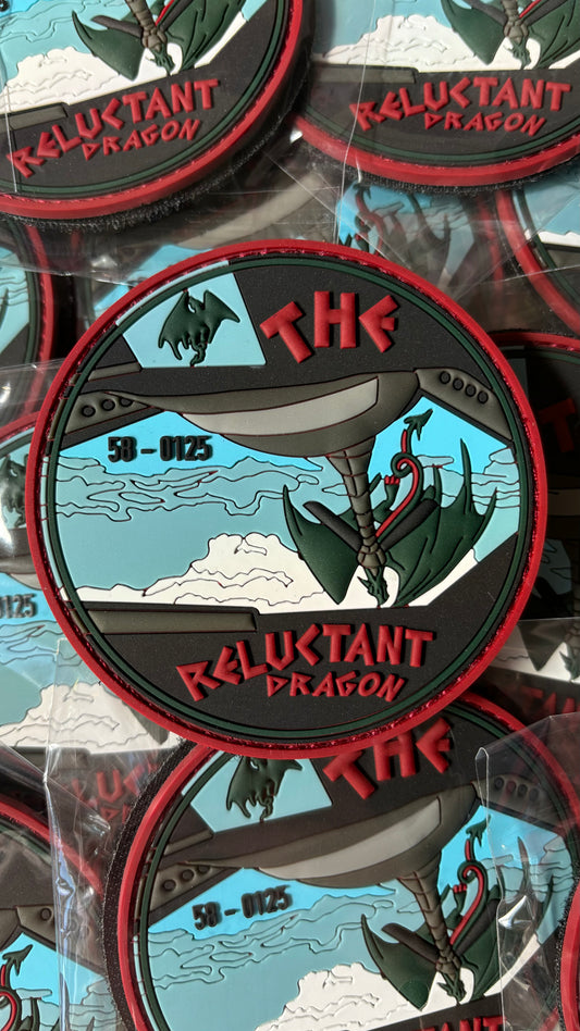 351 ARS Nose Art Patch ‘The Reluctant Dragon’