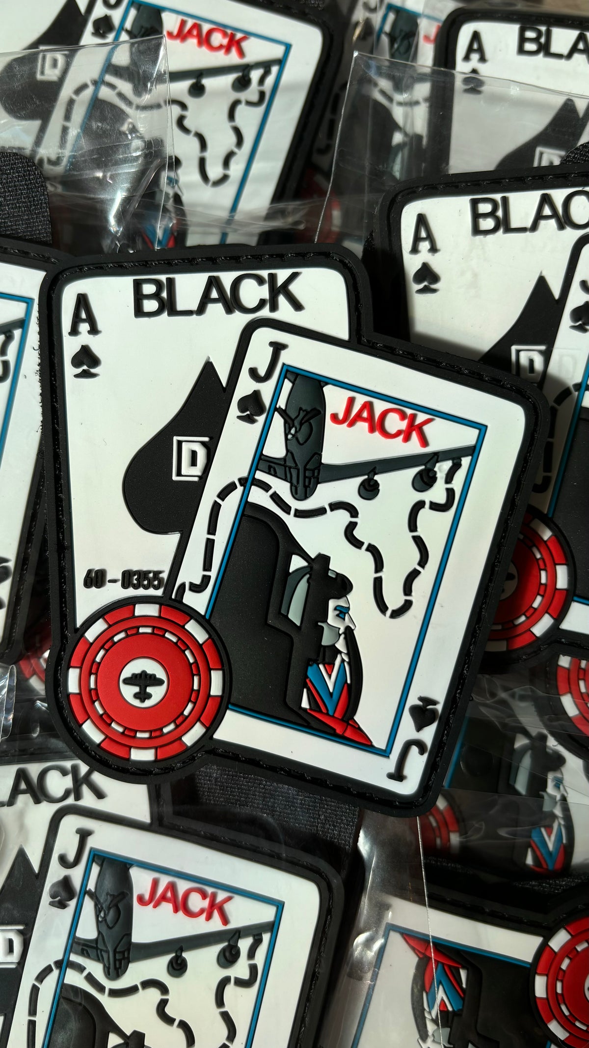 351 ARS Nose Art Patch ‘Black Jack’