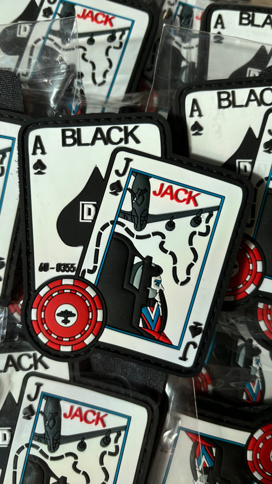 351 ARS Nose Art Patch ‘Black Jack’